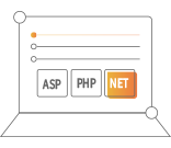 支持ASP、PHP、.Net等多種語言開發(fā)